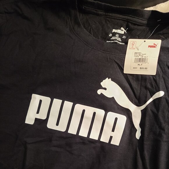NWT black Puma tshirt - Picture 1 of 1